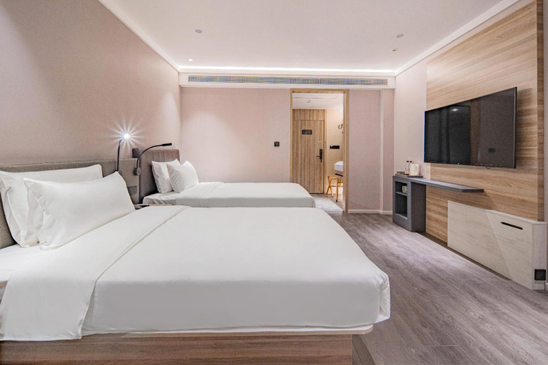 Bedroom 2, Hanting Hotel Jiujiang Gongqingcheng High-speed Railway Station, Jiujiang