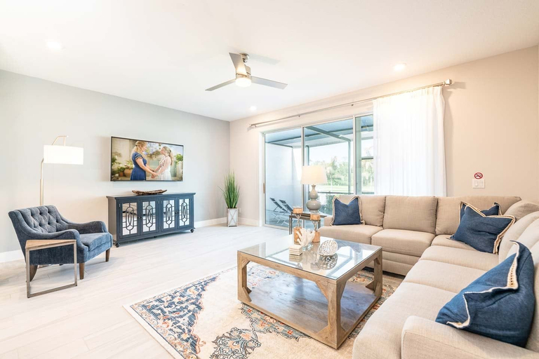 Living area 2, Magical Townhouse With Games Room at Reunion, Osceola