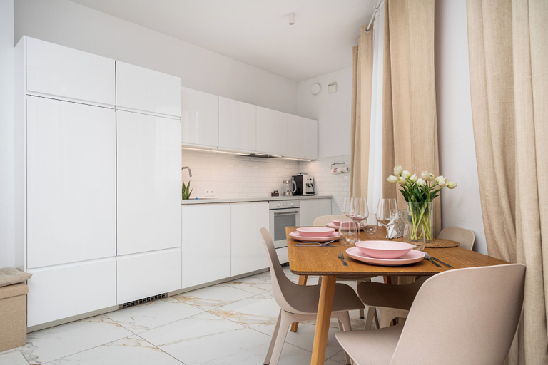 Private kitchen, Apartamenty Sun&Snow w obiekcie NU 1, Warsaw