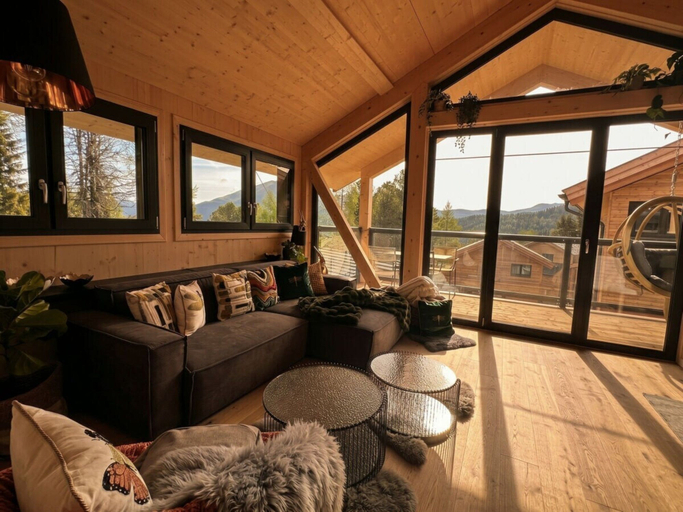 Living area, Superior Chalet # 56 With Sauna & Hot Tub, Murau
