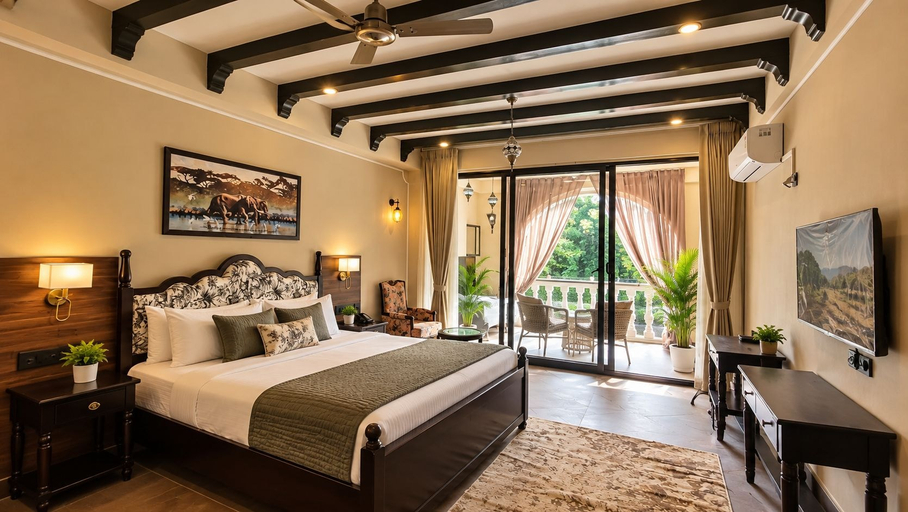 Room 3, Luxuria Jim Corbett - By Moustache, Nainital