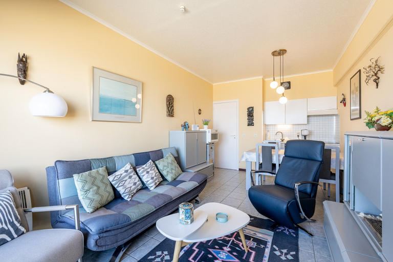 Living room 4, Studio Apartment Zeedijk With Ocean View, West-Vlaanderen