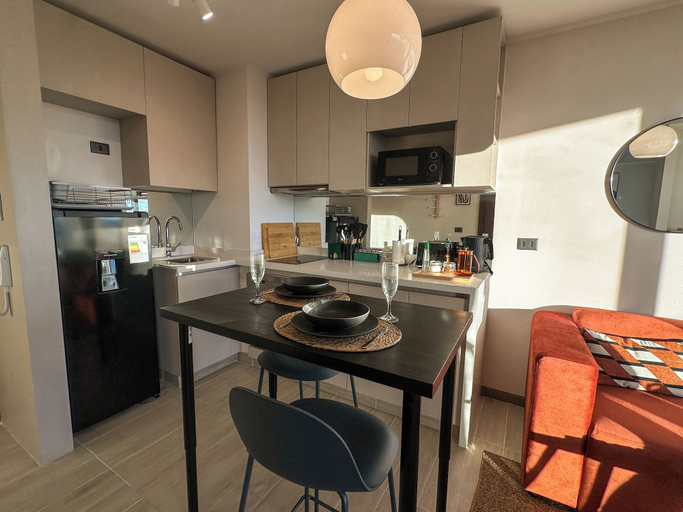 Living area 3, Nuevo - Metro - vista a la ciudad, Cordillera