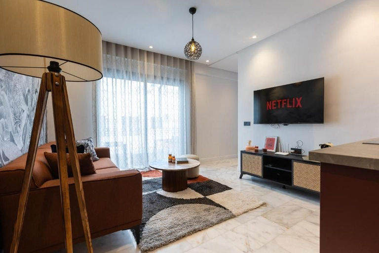 Living area 2, Résidence Tribeca Appt 46, Casablanca
