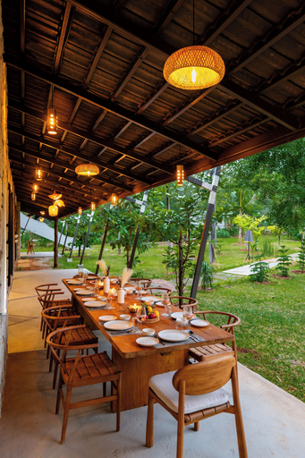 Outdoor dining 4, ELIVAAS Prive Saukhyam 3BHK Villa, Bangalore