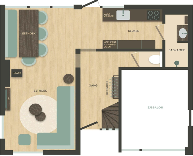 Floor plan 5, Group Stay Near Schoorl Dunes, Bergen