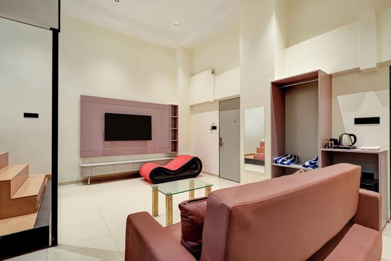 Living area 5, Collection O Airport Rd Frmly Nano Pod, Surat