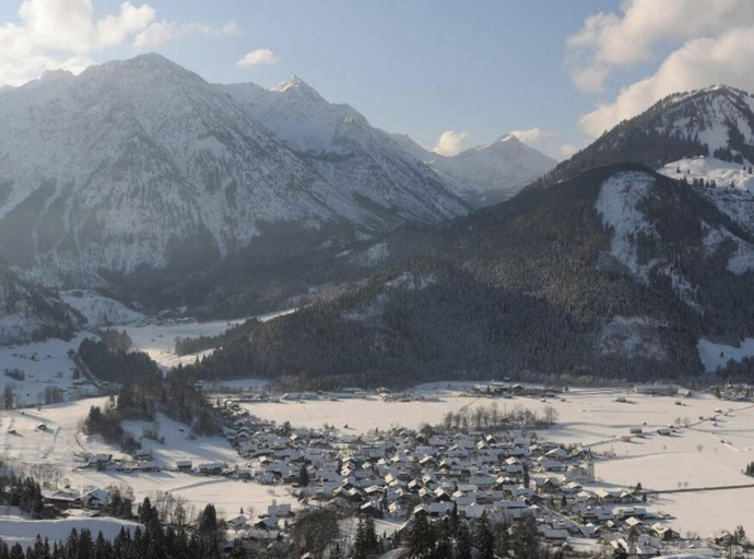 Aerial view, Holiday Apartment With 2 Bedrooms, Oberallgäu