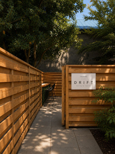 Outdoor dining 4, Tucked Inn, Capital