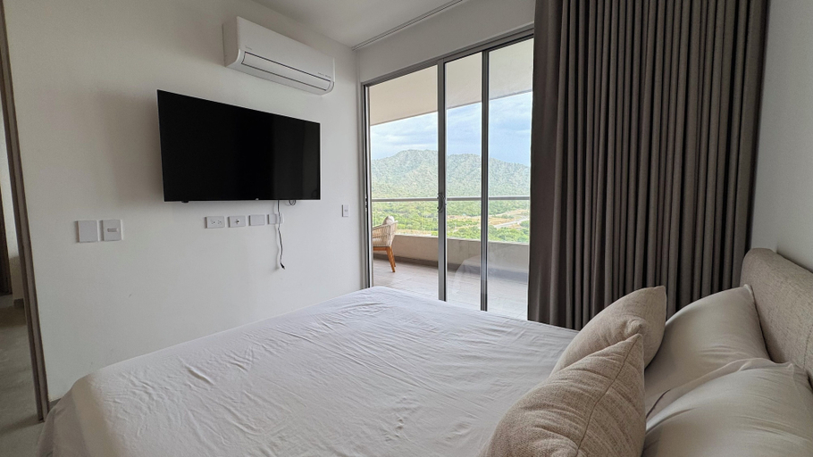 Room 4, Apto Familiar Frente al Mar & Piscinas, Santa Marta (Dist. Esp.)