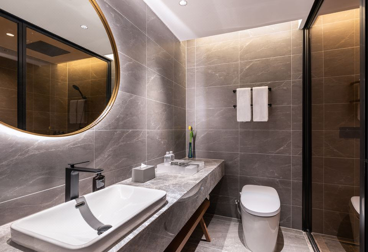 Bathroom 4, Crystal Orange Hotel Foshan Jinshazhou Jinbo Tiandi, Foshan