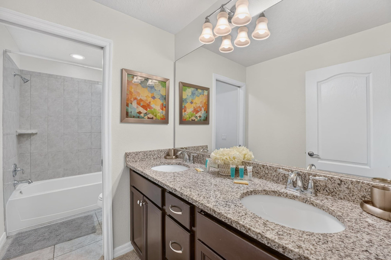 Bathroom 4, Orlando 6BR Villa With Private Pool at Windsor Westside, Osceola