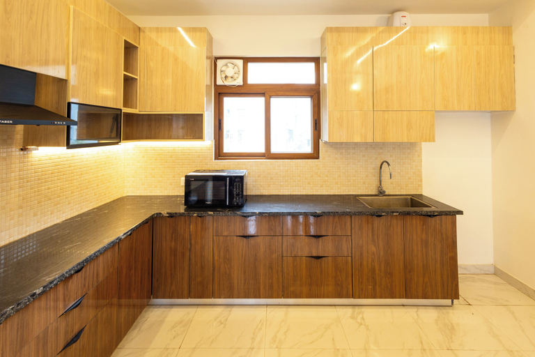 Private kitchen 5, Alaya Stays Key Shree Bhawan 2BHK Apt, Nainital
