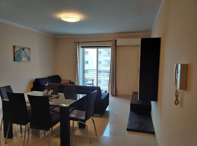 Interior, Modern 1 BR w/ Garden Views - Gzira