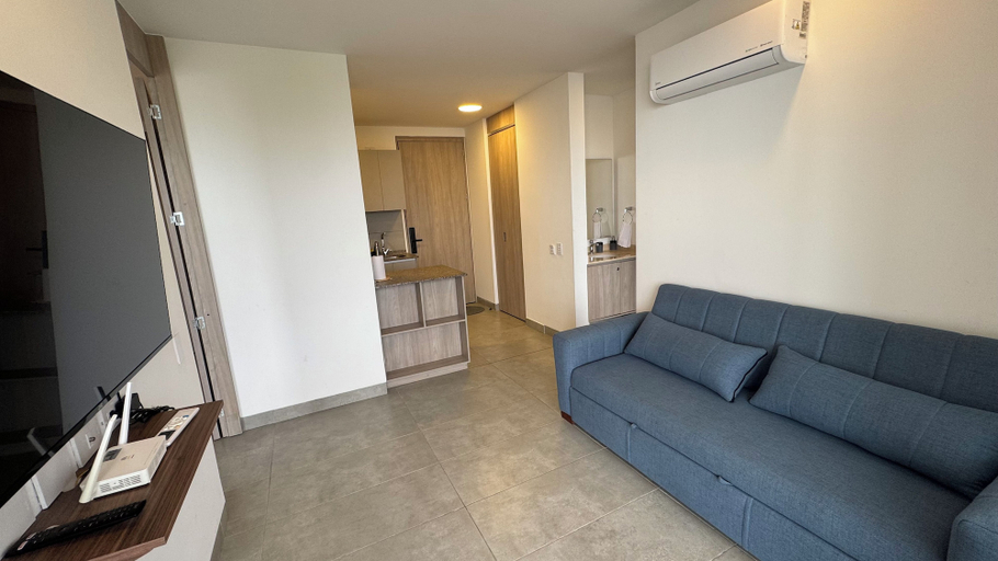 Living area 3, Apto Familiar Frente al Mar & Piscinas, Santa Marta (Dist. Esp.)