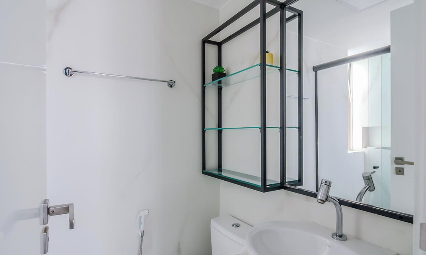 Bathroom, Sea View apt 200m From Beach w/ 2 BR BC Ebc0603, Balneário Arroio do Silva