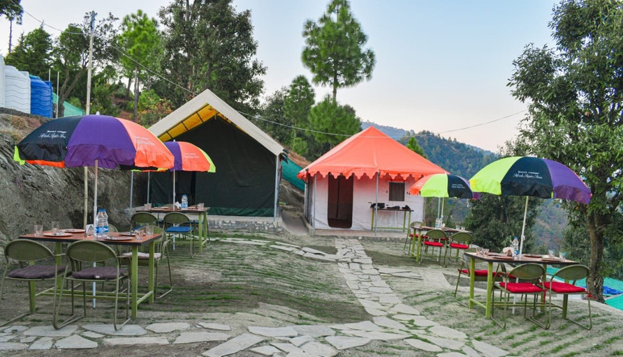 Outdoor dining 5, Tercet Camps Adventure & Campfire Camping in Mukteshwar, Nainital