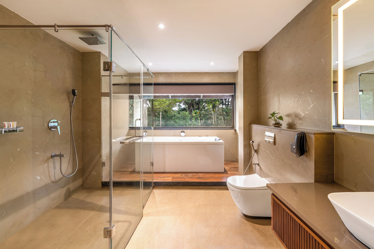 Bathroom 5, Sterling Lontano Waterfront Wayanad, Wayanad