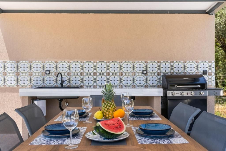 Outdoor dining 4, WATERFALLS VILLA NIDRI, Ionian Islands