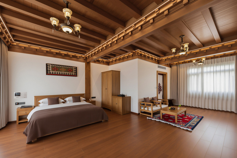 Room 3, Matsutake Homeland Serene Manor Hotel -  松茸故里·静谧庄庄酒店(杜克宗古城支), Dêqên Tibetan