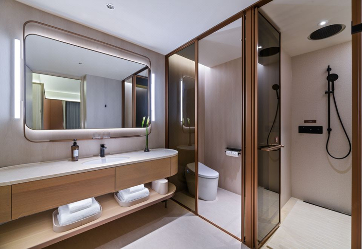 Bathroom 4, Crystal Orange Hotel Haimen Wenfeng Great World, Nantong