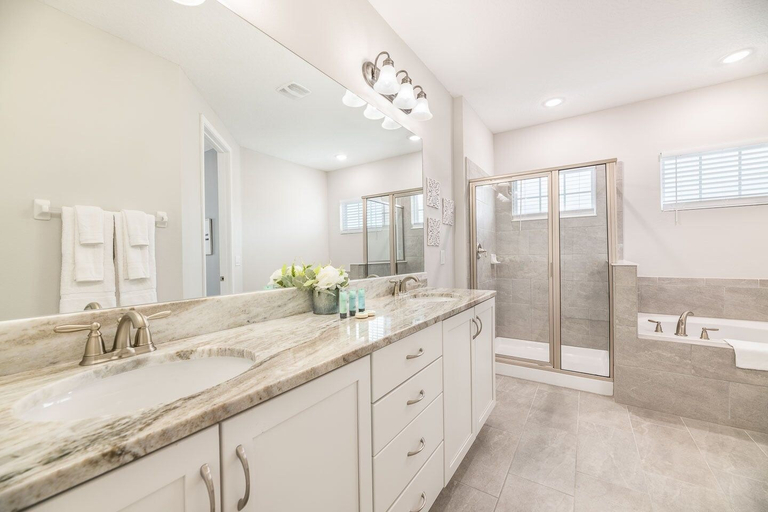 Bathroom 5, Sophisticated Villa With Movie Room at Encore, Osceola