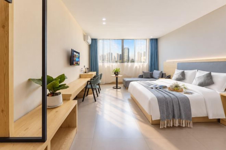 Bedroom 1, Heyi Express Hotel (Zhuhai Baijiao Science Park Doumen Bus Terminal), Zhuhai