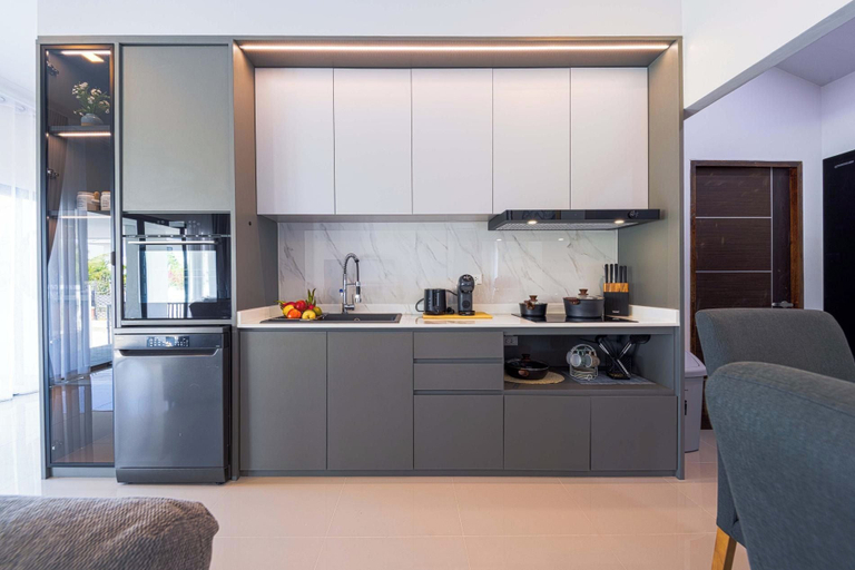 Private kitchen 3, Private Modern 3 Bedroom Pool Villa(AV2), Hua Hin