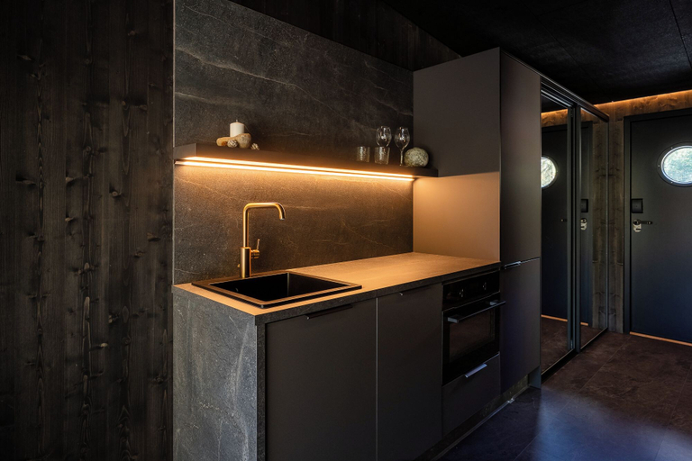 Private kitchen, Aurora Sea Resort, Northern Ostrobothnia