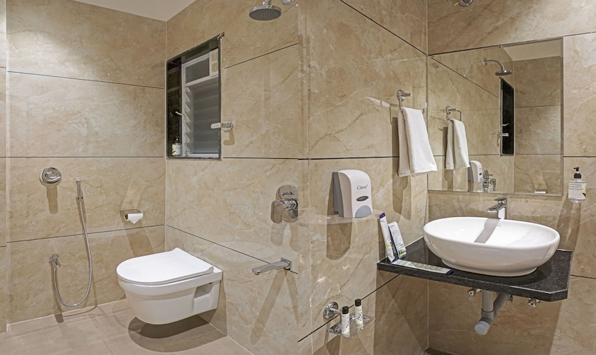Bathroom, Treebo The Utsav, Nashik, Nashik