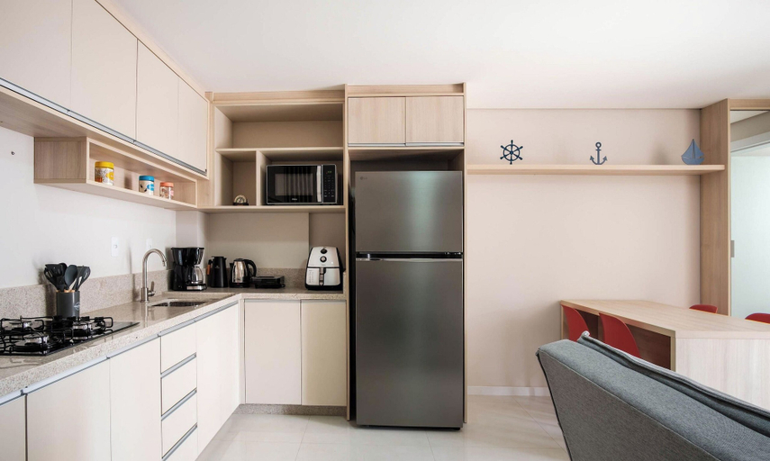 Private kitchen, Modern 550 Meters From the Beach Tor0407, Imbituba