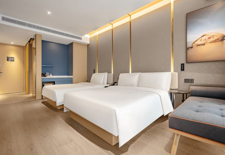 Bedroom 2, Atour S Hotel Xining Haihu New District Guotou Square, Xining