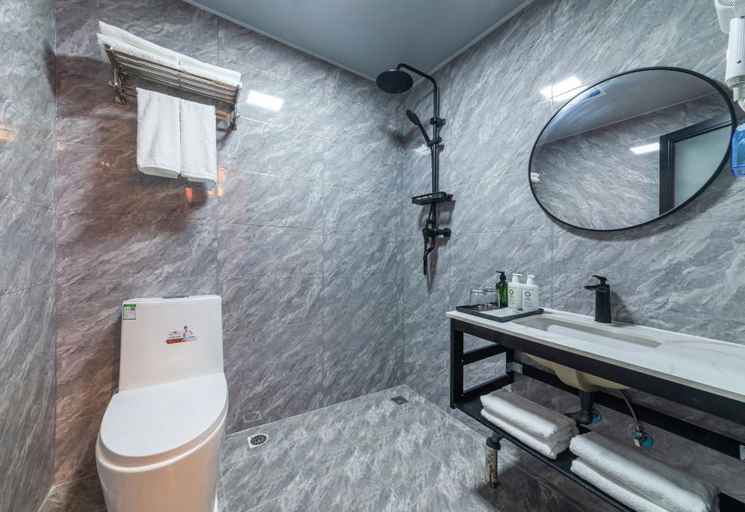 Bathroom 3, MAO MAO Anime Boutique Hotel, Harbin