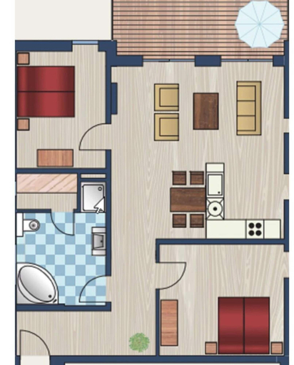 Floor plan, 50.5.n North Berth, Friesland