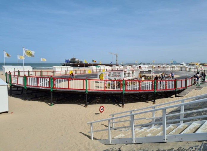 View from property 2, Apartment in Blankenberge Near the Pier, West-Vlaanderen