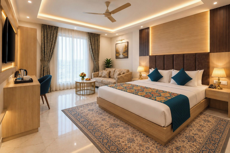 Bedroom 3, Hotel West End Mahipalpur Delhi IGI, Delhi