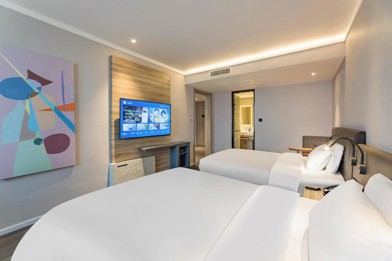 Bedroom 2, Hanting Hotel Cangzhou Huanghua Xinyu Building, Cangzhou