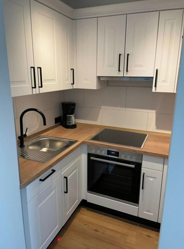 Private kitchen, Holiday Home With 1 Bedroom, Nordfriesland
