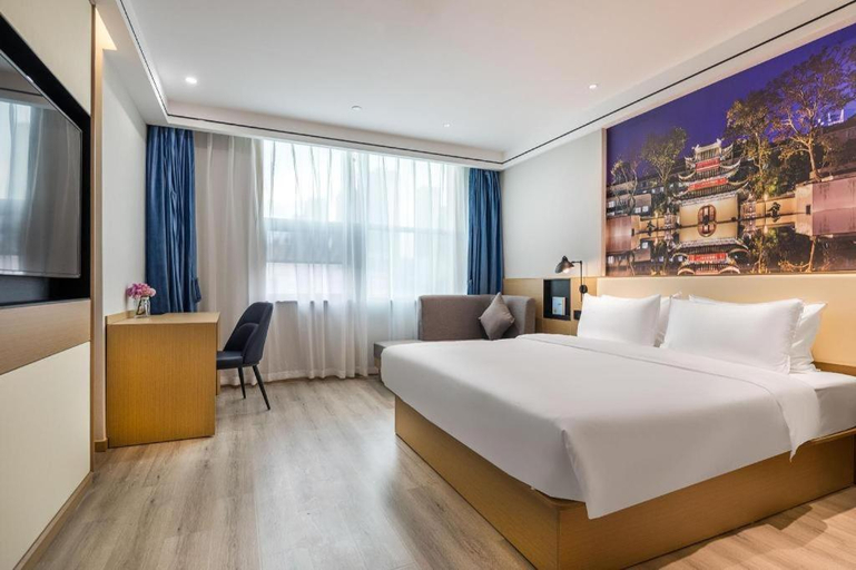 Bedroom 2, Starway Hotel Nanjing Jingwu Road Hongyang Home City, Nanjing