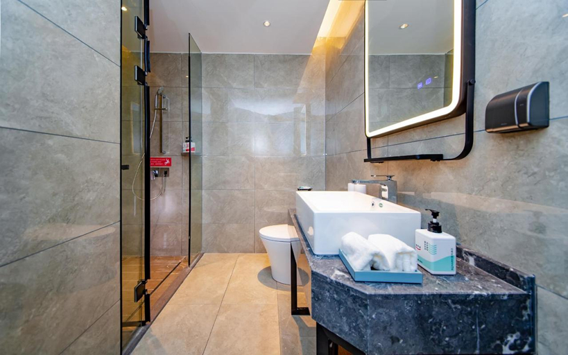 Bathroom 3, Echarm Hotel Xiaogan Yingcheng Sports Center, Xiaogan