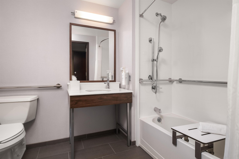 Bathroom 4, Hampton Inn Majestic Chicago Theatre District, Cook