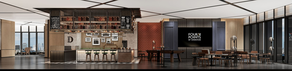 Bar (on property), Four Points by Sheraton Shenzhen Futian, Shenzhen