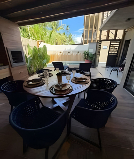 Outdoor dining 5, Casa Espetacular no Paraiso, São Miguel dos Milagres