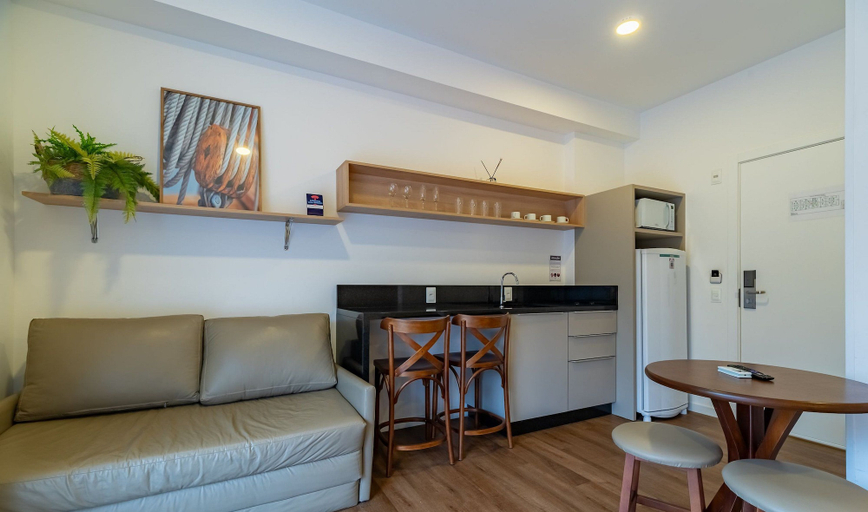 Living area, Studio w/ Pool 350m From Beach Bombinhas Vec120, Bombinhas