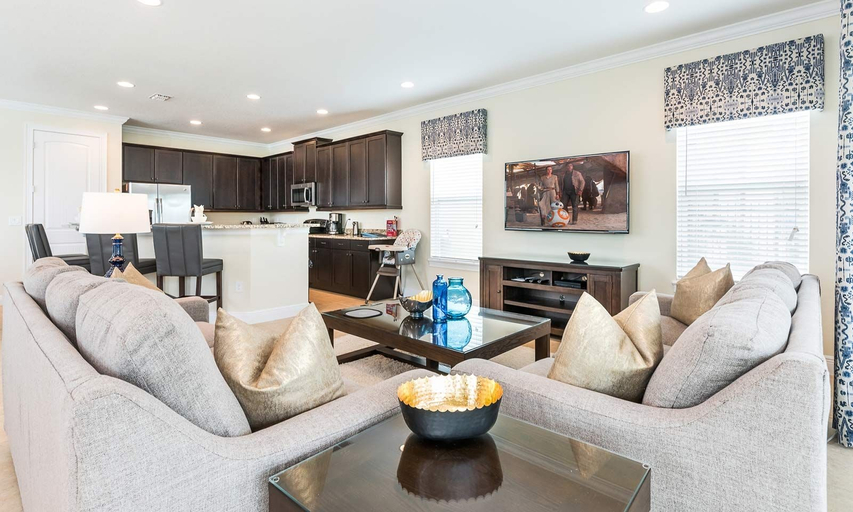 Living area, 5BR Encore Villa With Private Pool & Spa, Osceola