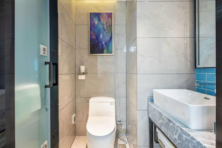 Bathroom 3, Echarm Hotel Chengdu Dafeng Fenghuang Mountain Sports Park, Chengdu