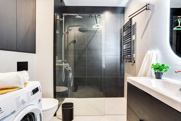 Bathroom, Nowoczesne Studio - Modena, Poznań City