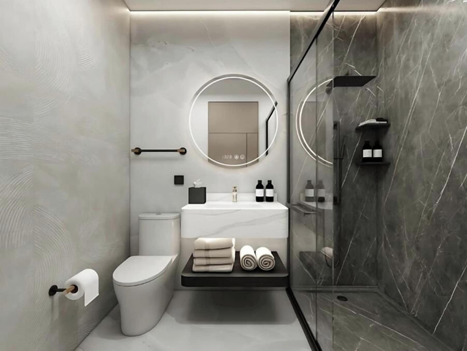 Bathroom 4, Aura Hotel & Suites, Peel