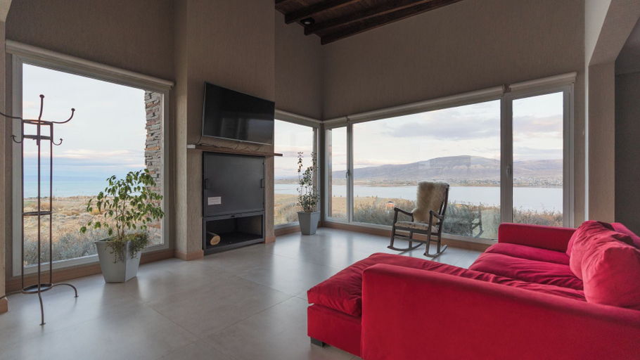 Living area 2, Gran casa con vista panorámica al lago, Lago Argentino