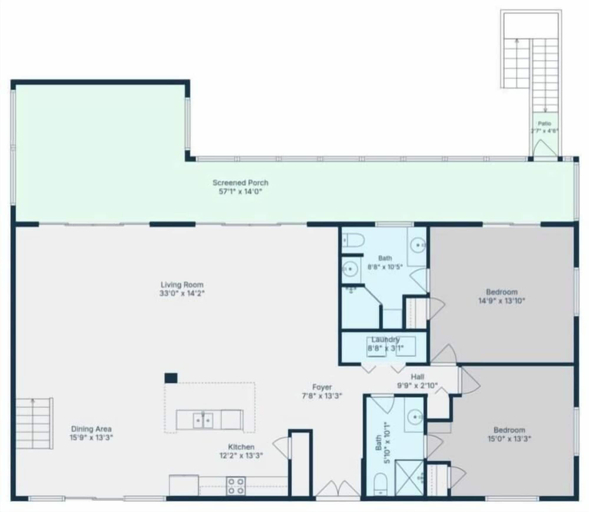 Floor plan 2, Aah Poppy's Paradise 4 Bedroom Home, Lee